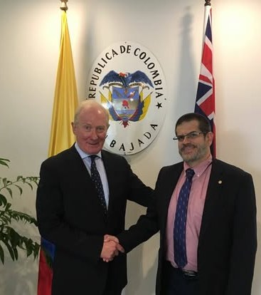 Keith Bulfin at an international meeting